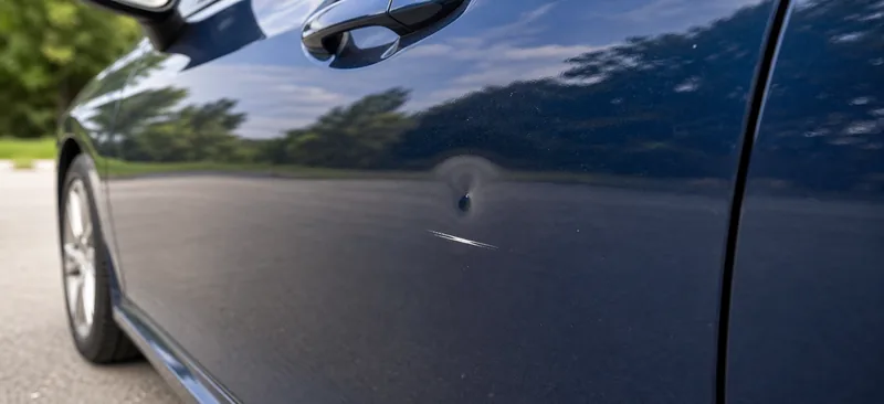 Door ding and scratch repair for private collision and lease return service